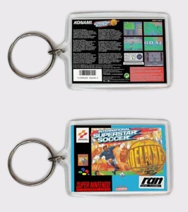 International Superstar Soccer Deluxe Super Nintendo Keyring - Picture 1 of 1