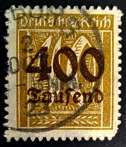 Germany 400K on 40pf, Scott# 276, used - Picture 1 of 2