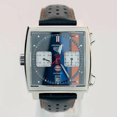 TAG Heuer Monaco Gulf Racing Steve McQueen Edición Especial CAW211R.FC6401 Foto 1 de 4