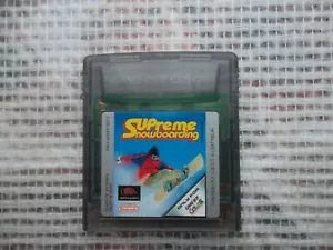 Jeu Game Boy Color / GB Color Game Supreme snowboarding original * Nintendo - Picture 1 of 4