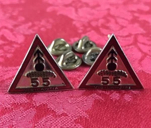 SET INSEGNE MILITARI STEMMA DUI US ARMY 55° ARTIGLIERIA DIFESA AEREA - Foto 1 di 4