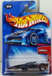 Hot Wheels Crooze Slikt Back Black w/Flames 2004 First Editions 50/100 - Picture 1 of 3
