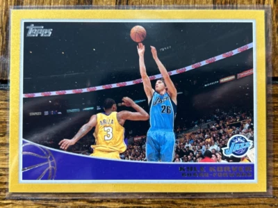 2009-10 Topps Gold /2009 Parallel #301 Kyle Korver Utah Jazz - Image 1 of 2