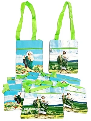 12 St. Jude Crossbody Bag Purse Party Favors San Judas Bolsa Recuerdos Fiestas  - Image 1 of 4