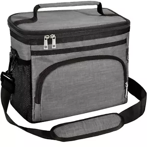 Thermo Isolierte Brotzeittasche Kühltasche Picknick Erwachsene Kinder Lebensmittelaufbewahrung Brotzeitdose UK - Bild 1 von 7