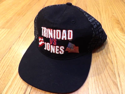 VTG 2008 TRINIDAD VS. JONES BOXING ROY JONES JR. FIGHT FLEX FITTED HAT S/M - Image 1 of 3