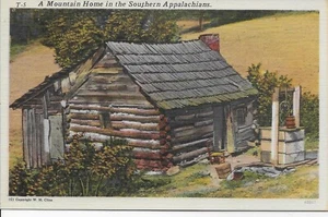 Mountain Home in the Southern Appalachians -- POSTAL - Imagen 1 de 2
