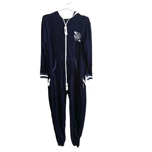 Mono Pabst Azul Cinta Cerveza Terciopelo Pijama Unisex Talla Pequeña Azul PBR Cremallera - Imagen 1 de 9