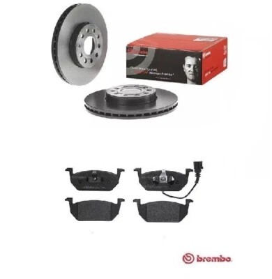 Juego de discos y pastillas de freno Brembo delanteros PARA VW BEETLE SPORT 2.0 TDI Foto 1 de 3