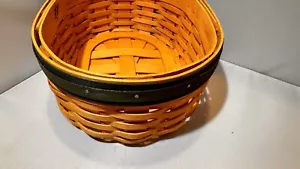 Longaberger 1998 Collectors Club Renewal Basket, Liner, Protector, NIB - Picture 1 of 10
