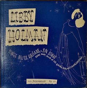 LIBBY HOLMAN: Sings Blues, Ballads, & Sin Songs-1954LP MONO - Imagen 1 de 1