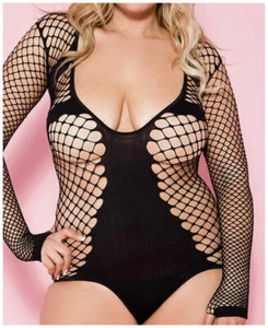 Plus Size Lingerie XL-2X-3X Sexy apparel intimate Long sleeve stripper Valentine - Picture 1 of 3