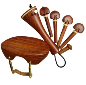 New shape Viola Accessories Right&Left Hand Viola pegs/Tailpiece/Chinrest/Endpin - Picture 1 of 4