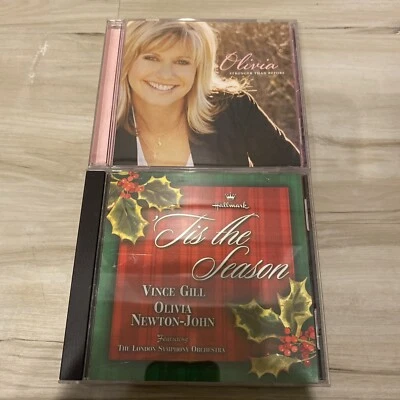 Olivia Newton-John 2 Near Mint CD LOT Stronger Than Before  Tis The Season Gill - Image 1 of 4