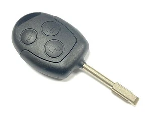 RFC Complete 3 botones de tecla remota para Ford Mondeo 2000 - 2007 4D60 Transpondedor - Imagen 1 de 2