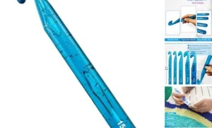 Large Crochet Hook,Huge Crochet Hooks for Chunky Yarn,Ergonomic 15mm Blue - Picture 1 of 8