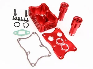 GTBracing 1:5 RC Car Integrated Exhaust Box for HPI Baja KM Rovan 5B SS 5T 5SC - Picture 1 of 4