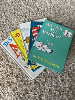 DR. SEUSS BOOK LOT OF CHILDREN BOOKS! Beginner Books Bright And Early - Image 1 of 3
