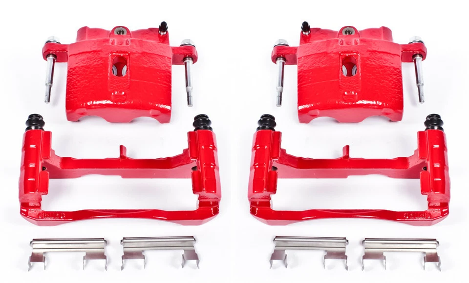 Power Stop для 02-06 Cadillac Escalade передние или задние красные суппорты с кронштейнами - P - Изображение 1 из 1