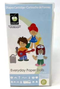 Cricut Shapes Cartridge - Everyday Paper Dolls - kids people clothing accesories - Picture 1 of 12