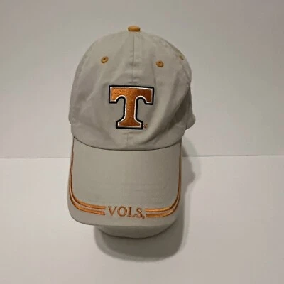 Tennessee Volunteers Captivating Spike Sports Cap Hat Adult OSFA White Tan Beige - Image 1 of 4
