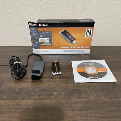 D-Link DWA-125 N150 Wireless USB Adapter - Image 1 of 4