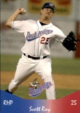 2004 Auburn Doubledays Team Issue #37 Scott Roy Manchester Connecticut CT Card