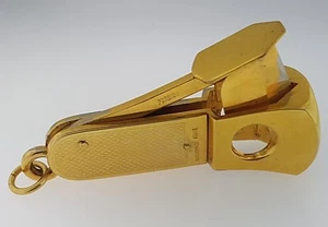 ZIGARRENSCHNEIDER ~ 9K Gold ~ englische Markenzeichen ~ Birmingham ~ 1940 ~ Nachlass ~ 31 Gramm - Bild 1 von 9