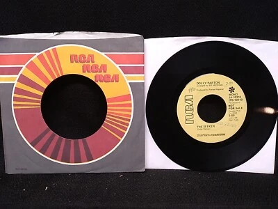 Dolly Parton The Seeker / Love With Feeling 45 RPM RCA JA-10310 1975 PROMO - Image 1 of 4