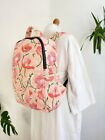Quilt Kantha Cotton Floral Pink Indian Block Print Backpack Rucksack 44x38x12cm