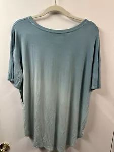 Time And True Womens Size L Tie Dye Short Sleeves Elongated T Shirt NWT - Picture 1 of 6