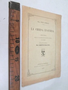 1907 GUBBIO CHIESA EUGUBINA DISCORSO MONS NASALLI-ROCCA CITTA' DI CASETLLO SC135 - Foto 1 di 6
