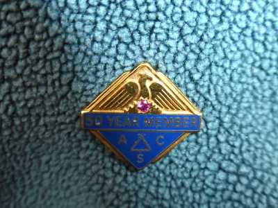 Vintage 10K Gold Filled Ruby Tie Pin - Image 1 of 4