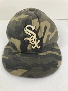New Era 9Fifty Gorra Unisex Chicago Medias Blancas Camuflada Snapback Gorra Ajustable - Imagen 1 de 8