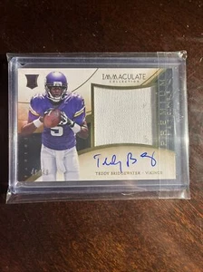 2014 Immaculate Teddy Bridgewater Premium Patches RC Rookie Patch Auto #46/49 - Picture 1 of 2
