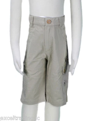 Pantalones Cortos Carga JACADI Hombre Manual Camel Bermudas con Brújula Talla: 4 Años Nuevos con Etiquetas $54 Foto 1 de 4