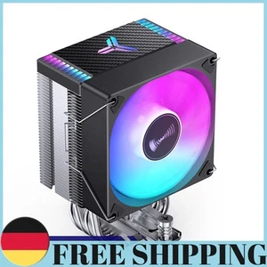 ARGB CPU Cooler Fan 4 Heat Pipe for INTEL LGA 1700 1200115X AM4 (Black 4 Pin) - Bild 1 von 10