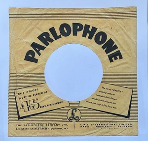 S71 Ten Replica/Copies Of Original Early Parlophone Label,  Record Sleeve, - Picture 1 of 2