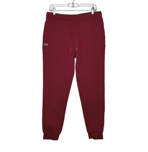 Pantalones deportivos Lacoste para hombre talla grande 5 rojo burdeos joggers polar cocodrilo - Imagen 1 de 22