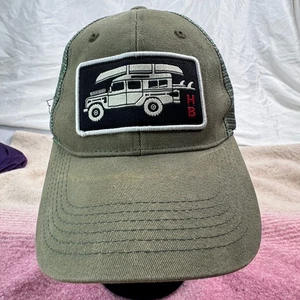 Howler Brothers Trucker Hat Olive Mesh Canoe Truck Patch One Size - Picture 1 of 5
