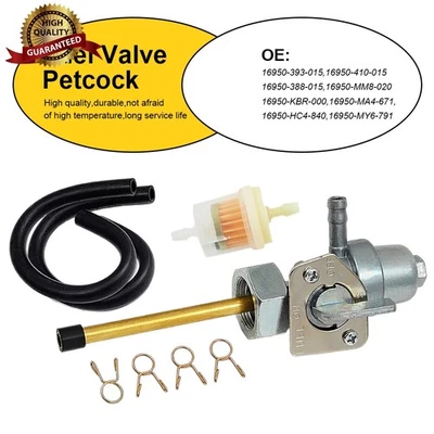 Válvula Petcock de combustible para tanque de gasolina para Honda CM400A CM400E XL250S CM400T 1979-1981 nueva Foto 1 de 4
