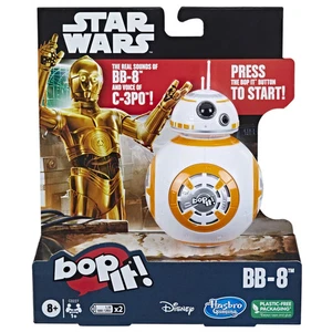 Star Wars BB-8 Bop It! Toy with Voice of C-3PO by Disney Hasbro Gaming - Picture 1 of 2
