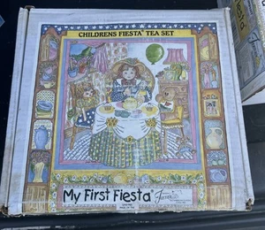 Fiestaware childs tea set "My First Fiesta" new in box never used. - Picture 1 of 2
