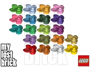 LEGO - Part 32607 - Plant Plates 1x1 with 3 Leaves +NEW +SELECT COLOUR /QUANTITY - Picture 1 of 21