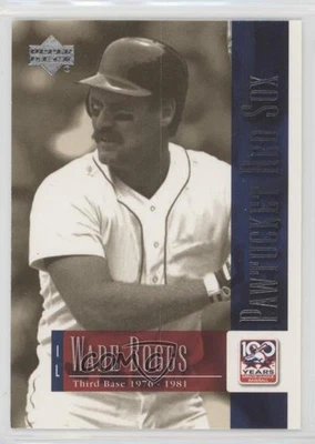 2001 Upper Deck Minor League Baseball Centennial Wade Boggs #32 HOF - Image 1 of 2