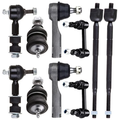 10 piezas para Nissan Altima 1998-2000 2001 barras estabilizadoras delanteras traseras rótulas barras de amarre Foto 1 de 4