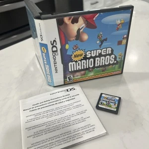 New Super Mario Nintendo DS Game Original Authentic Tested With Inserts! - Picture 1 of 5