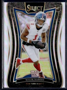 MALIK NABERS 2024 PANINI SELECT SILVER PRIZM SUITE LEVEL RC NEW YORK GIANTS #381 - Picture 1 of 2