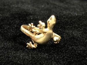 Solid 14K Yellow Gold Gecko Lizard Ring 2.61g (size 6.5) - Picture 1 of 6