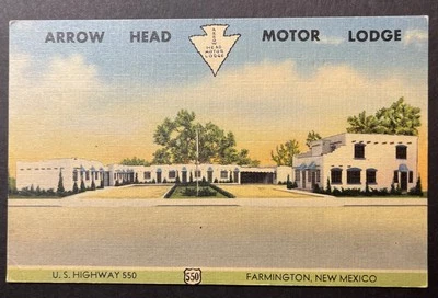 Arrow Head Motor Lodge Farmington New Mexico linen Fourteen Modern Cabins - Image 1 of 2
